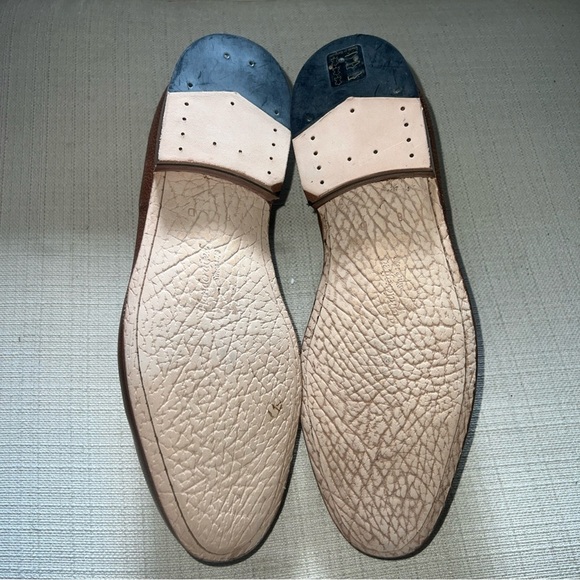 Nettleton Men’s  Valencia Pebble Grain Tassel Cafe/Brown Loafers Size 8D - Picture 9 of 11